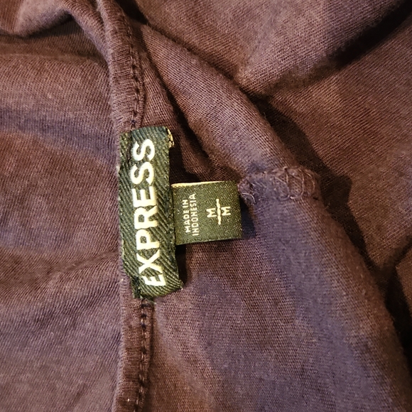 Express Purple Top Size Medium - Picture 2 of 2